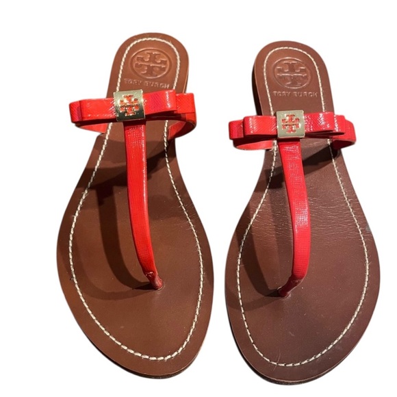 Tory Burch Red Sandals - Picture 3 of 8